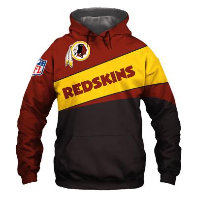 China American Football Teams NFLE Winter Anti-wrinkle Winter Factory Style Heavy Hoodie Redskins Premium Pullover for sale