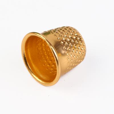 China Sewing sewing accessories Nice collection and gift of embroidery silver and gold thimble protector sewing tools for sale