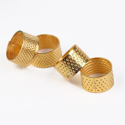 China Sewing Cross Stitch Diy Thickened Gold Thimble Ring Thimble Sewing Tool Diy Tool Daily Necessities Gift for sale