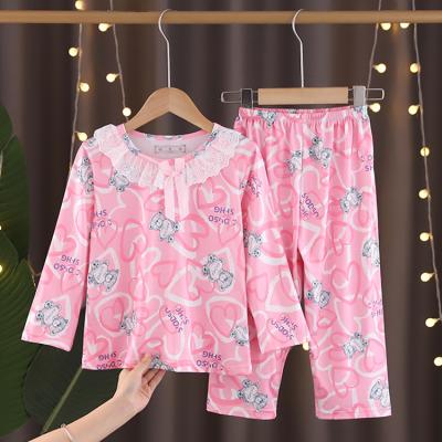 China QUICK DRY Girl QUICK DRY Pajamas Set Pajamas Summer Home Children Loungewear China Children Sleepwear Leisure Pijama Wholesale Manufacturers for sale