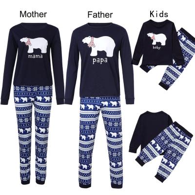 China QUICK DRY Family Matching QUICK DRY Clothes Support Sleepwear Mens Sleepwear Pijama De Navidad Kid Christmas Pajamas Pants For Lady for sale