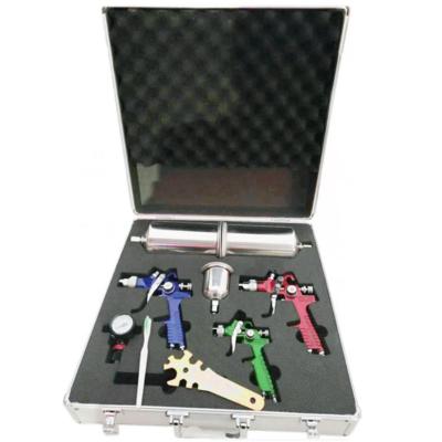 China Paint Electric Aluminum Spray Gun H827 H2000 Gun Kit HVLP Hydraulic Power Paint Spray Gun Box Kit for sale