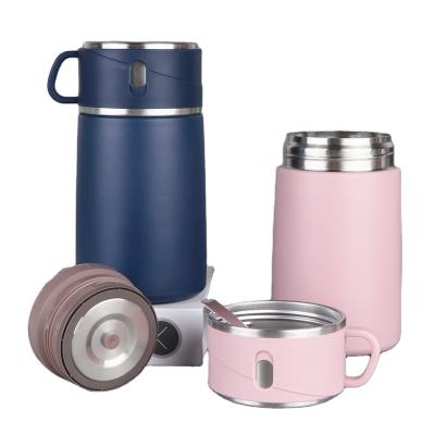 China NorthForest PORTABLE Water Bottle 316 Stainless Steel Thermos Flask with Spoon Lunch Box for Kids Food Jar Vacuum Braised Beaker for sale