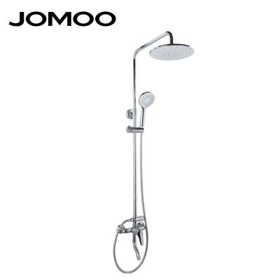 China With JOMOO Diverter Shower Set, 3 Function High Pressure Handheld Shower Heaad Rainfall Combo Head, Faucet, Chrome for sale