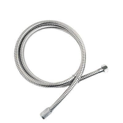 China Modern Wholesale Silver Flexible Stainless Steel Bathroom Bath Pipe Double Interlocked Tube for sale