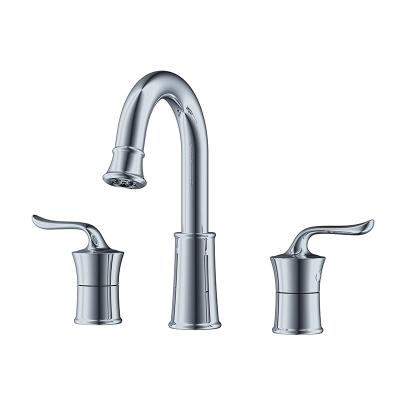 China Metered Faucets Grade Cheap Commercial Single Handle Faucet Hot Cold Water Bathroom Sink Faucet for sale