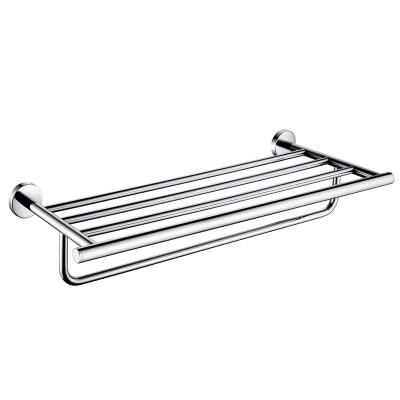 China New Product Sale Modern Stainless Steel Bathroom Towel Rack Holder Chrome for sale