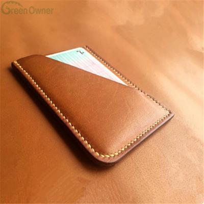 China Handmade custom rock leather waist logo color coin holder, business card holder, leather card holder for sale