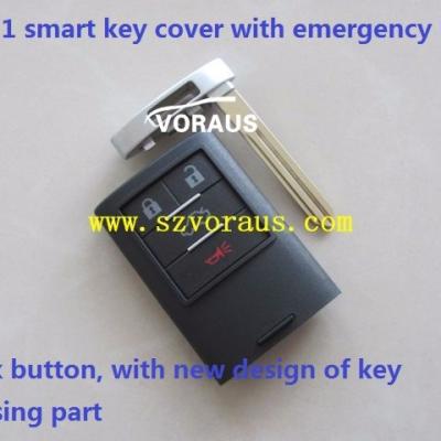 China Brass Ca 3+1 Smart Key Remote Cover Case Shell (trunk button, with new design of key release part) for sale