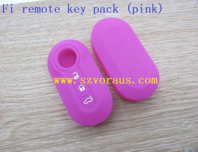 China Brass Higher Quality Protective Silicone Cover Remote Key Shell For Fi 3 Button Floding Key for sale