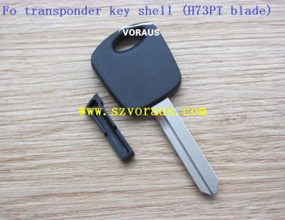 China Brass Car Key Replacement For FO H73PT Transponder Key Shell for sale