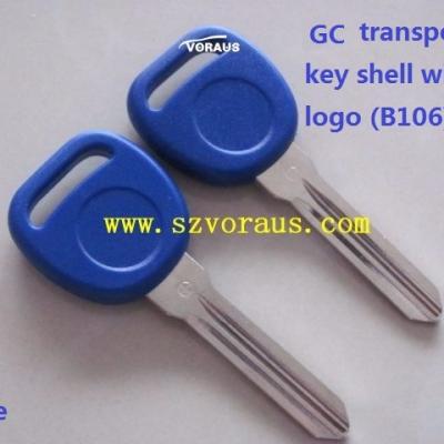 China Blue Brass Key Shell Replacement for GC Transponder Key (B106) for sale