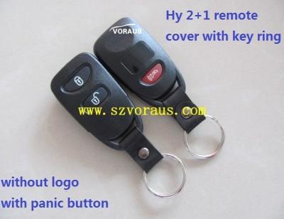 China Hy 2+1 Brass Keyless Button Entry Remote Key FOB Case (With Key Fob) for sale