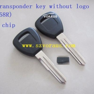 China New ho Ignition Key ID46 Chip Transponder Brass Uncut Key (withtout logo) for sale