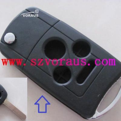 China Replacement Brass Key Shell For Ho 3+1 Buttonr Flip Remote Key for sale