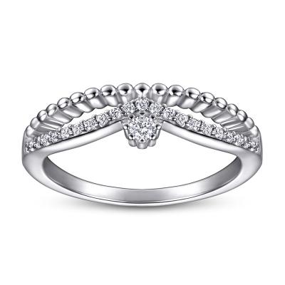 China CLASSIC Hot single rings s925 sterling silver ring wedding band for women for sale