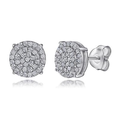 China Casual/Sporty Sterling Silver 5A Cubic Zirconia Sparling Earrings Women Engagement Gifts for sale