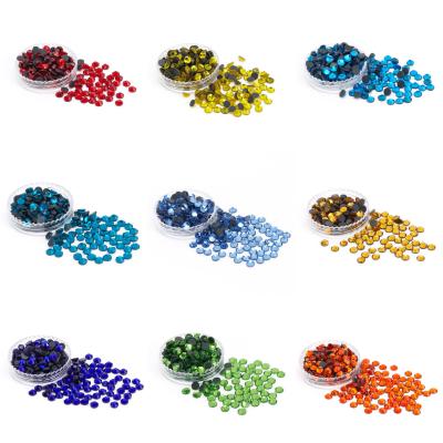 China Best Selling Easily Transferred AB Colors Belt Variety Colors Variety Colors Glass Rhinestone Flat Back for sale