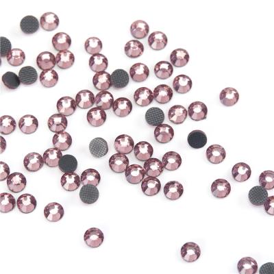 China Flatback 2mm Pujiang Crystal Hot Fix Flatback Strass DMC For Sewing Garment for sale