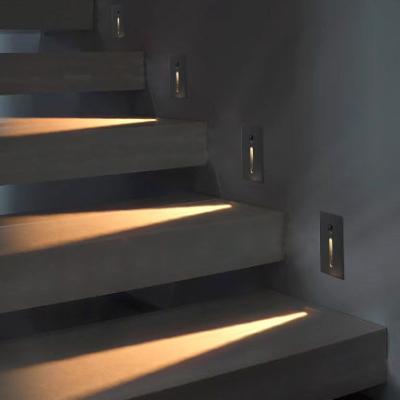 China Stair Lighting Recessed Led Step Lights Waterproof Outdoor Wall Light Corner Corridor Stair Lights for sale