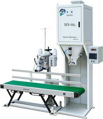 China Scale Chemical Semi Automatic Packing Machine With Sewing Machinery for sale