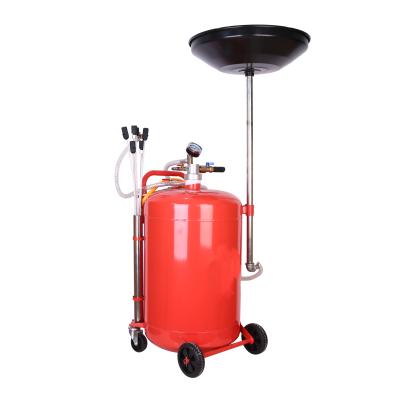 China Pneumatic Waste Automatic Mobile Wheel Oil Collecting Machine Drainer 45*43*81cm for sale