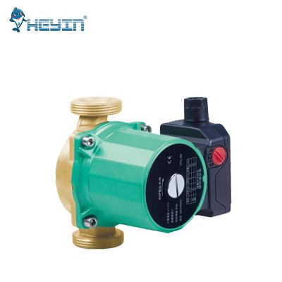 China New Design Family Homes Best Price 100watt Mini Hot Water Booster Circulation Water Pump Temperature Pressure Control for sale