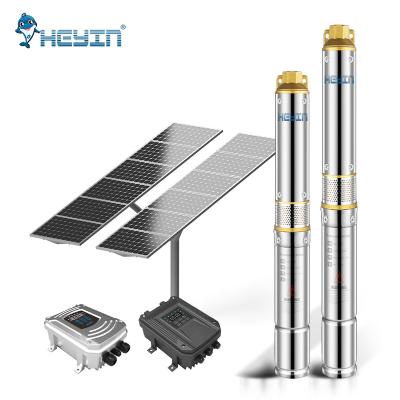 China 2022 2022 24v 300w 2.5m3/h 35m deep good solar pump kit manufacturers / solar tabletop fountain submersible pump for sale