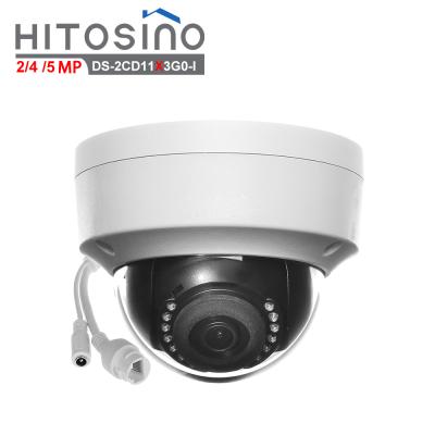 China HIK ds-2cd1143g0-i Motion Detection Security CCTV POE IP Camera 1080P IK10 IR 2MP 4MP 5MP Dome Home Outdoor for sale