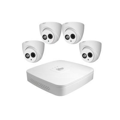 China Face Recognition CAD KIT 4CH4104-P-4KS2 POE 4MP H.265 MIC 4HDW4433C-A CCTV INTEGRATED RECORD AUDIO SYSTEM for sale