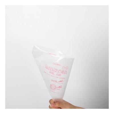 China Custom Logo Food Grade Disposable Clear Disposable Plastic Piping Bag Supplier for sale