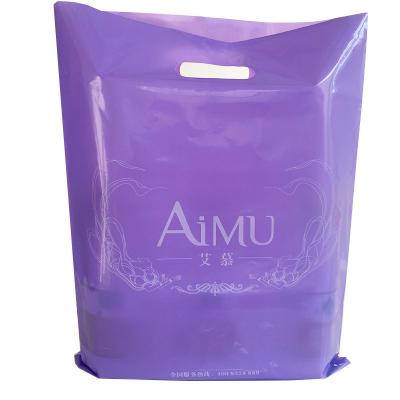 China Portable Shopping Mall LDPE/HDPE Pressure Four Fingers Moisture Proof Flat Pouch for sale