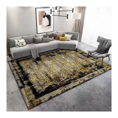 China Customized Design Modern Crystal Velvet Carpet Chinese Washable Tianjin New Factory Non Slip Digital Printing Living Room Carpet for sale