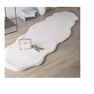 China 9.Wangjun Washable Bedroom Upholster Fluffy Faux Rabbit Fur For Upholstering Large Blankets For Living Room Shaggy Carpets And Rugs For Home for sale