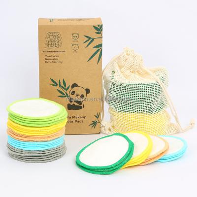 China OEM Friendly Non-Toxic Reusable Custom Cotton Face Pads Makeup Remover Pads Makeup Remover Pads for sale