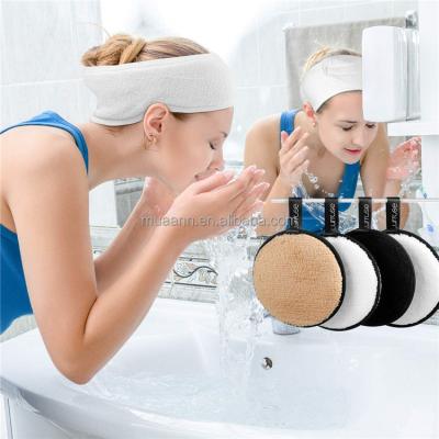 China Reusable Washable Reusable Face Make Up Sponge Remover Pads Washable Makeup Remover Pads With Konjac Sponge for sale