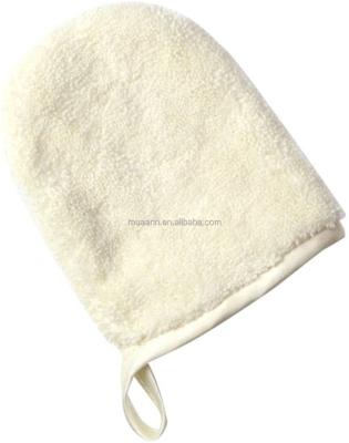 China Child Safe Microfiber Face Wash Cleansing Customized Size Compressed Reusable Makeup Remover For Gloves for sale