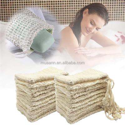 China Simply Eco Friendly All Natural Exfoliating Sisal Soap Wholesale Bag With Rich Lather for sale