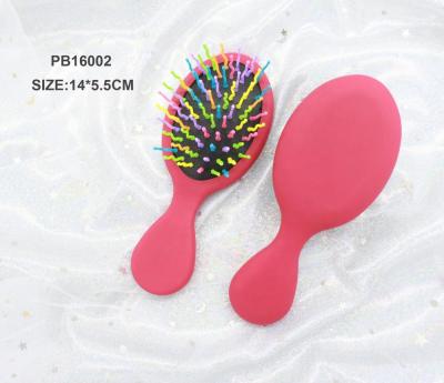 China High Quality Cushion Paddle Mini Plastic Hair Brush From China Supplier for sale