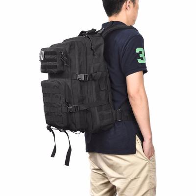 China Assault Anti-theft Military Pack Molle Patrol Army Combat Rucksack Bag 40L Tactical Black for sale