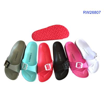 China RW26807 lightweight, EVA injection slippers, non slip on women sandals for sale