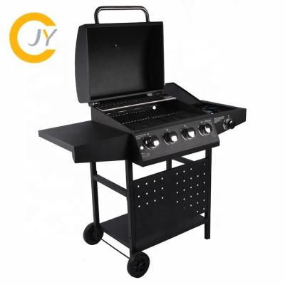 China Easily Assembled 2020 New American Style High Quality 4+1 Burner Gas Grill For Outdoor for sale