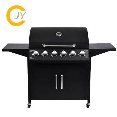 China Factory Price Easily Assembled Portable Gas Grill With 6 Burner for sale