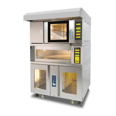 China flour mill bakery equipment for bread making combi oven euro with proofer and convection oven commercial for sale