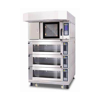 China Flour mill equipment used in euro bread making combi oven with convection oven for sale