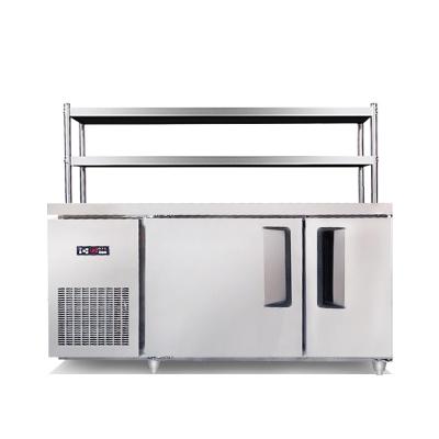 China High Effiency pizza prep table 1.2m table refrigerator pizza and salad freezer refrigerator prep freezing tables for sale