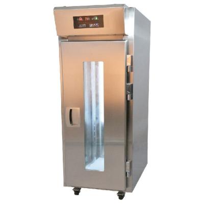 China Temperature/humidity control system are independent of each other bakery single door 36 trays pizza dough proofing box for bread making machine for sale