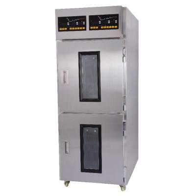 China Temperature/humidity control system are independent of each other fermentation box system double doors 32 trays retarder proofer double for bakery equipment for sale