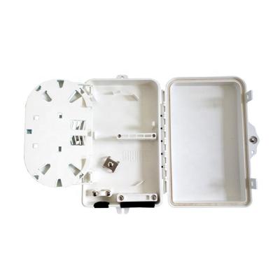 Cina Ftth terminal box FDB PC/ABS 4 core fibre optical pole mounting ip65 waterproof box 4 ports distribution box in vendita