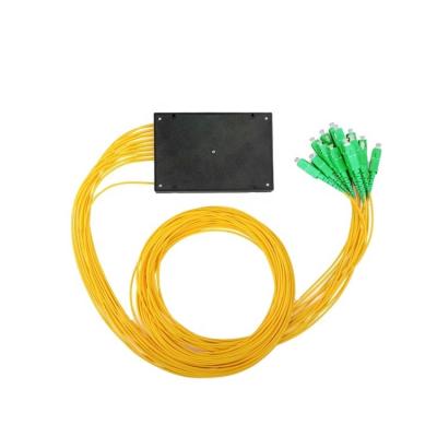 China 1x16 SC/APC High Quality ABS Fiber Optic PLC Splitter Single Mode Cassette PLC Splitter zu verkaufen